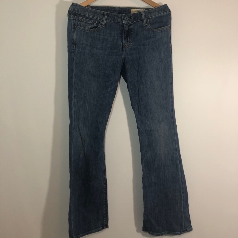 GAP 1969 flare legged jeans.